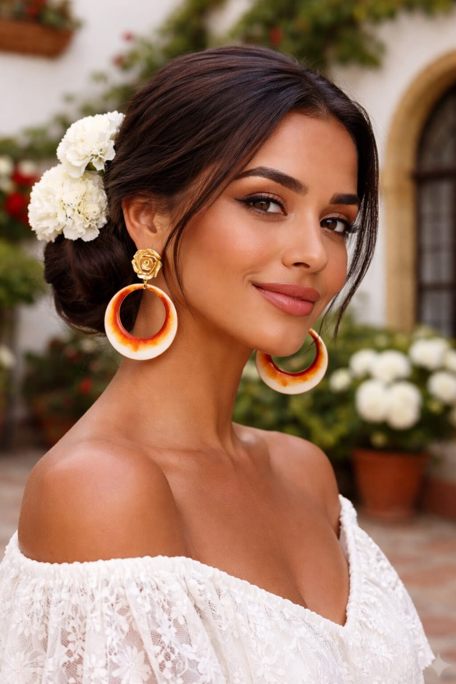 PENDIENTE ARO ESMALTADO - 2