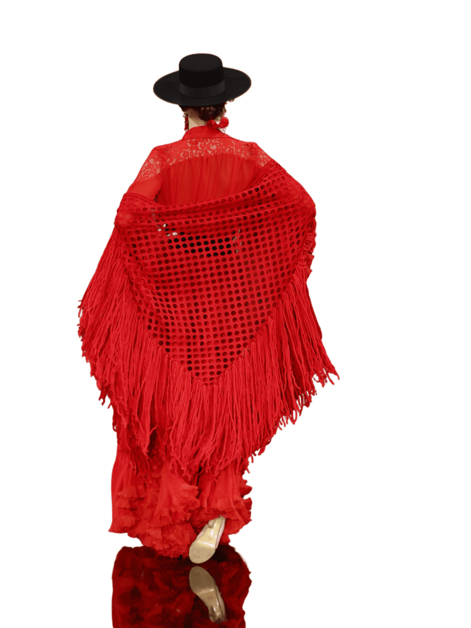 VESTIDO DE GASA Y ENCAJE - 2